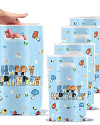 Nuovo cartone animato simpatico cane decorazione festa di compleanno kit cani blu tema buon compleanno piatti tovaglioli tazze stoviglie forniture per bambini