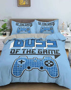 Gamepad Polyester Duvet Cover Set Colourful Button King Play Gamer Bedding Set Kids Teens Man Video Game for Child