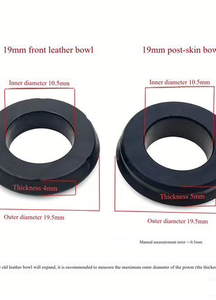 Kit Guarnizioni Pistone Freno a Disco per Moto/Elettriche 10mm-22.2mm, Guarnizione Olio Anteriore e Posteriore - 1 Set