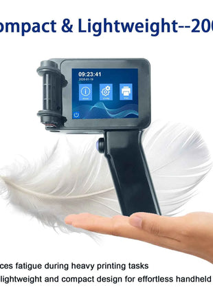 EURANNIT E14 Portable Handheld Inkjet Printer Non-encrypted Mini Printer Text QR Barcode Image Logo Date Coding Machine