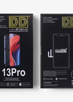 DD OLED LCD Display For iPhone 12 13 14 15 16 16e Pro Max Plus Mini LCD Display Touch Screen Digitizer Assembly Replacement