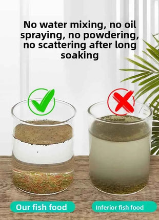 SUNSUN Premium Small Granule Fish Food for Guppies and Tetras, Color Enhancing & Complete Nutrition for Small Tropical Fish