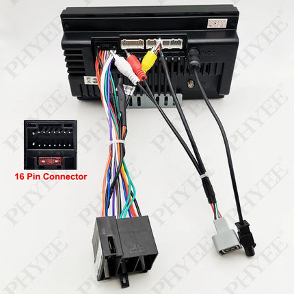 Cablaggio radio per Lada Vesta 2015-2018, connettore da 16 pin a connettore ISO, cavo adattatore USB, spina audio RCA, per Android per auto