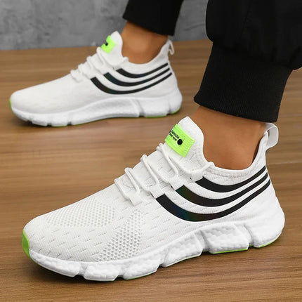 Scarpe da ginnastica da uomo Scarpe comode e traspiranti con plateau Scarpe da corsa estive da uomo Scarpe da ginnastica da passeggio comode e traspiranti