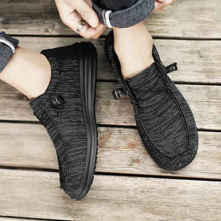 Dude Canvas Shoes Men Casual Slip on Shoes Alpargatas Hombre Moccasins Mocassin Homme Lightweight Breathable Plus Big Size 50