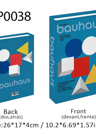 Boho Bauhaus Picasso Matisse Cucina Libri finti Decorazione Tavolino di moda di lusso Scatola portaoggetti decorativa Decorazione estetica