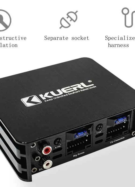 Class AB 4 Channel Car DSP Amplifier RMS 4*60W Automotive Audio System Dedicated Android Large Screen System Amplifier
