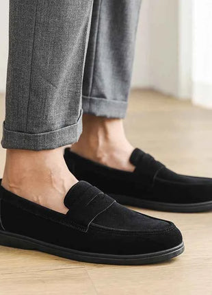 Hot Sale Men's Slip On Loafers Preppy Lightweight Breathable Comfort Outdoor Flats Non Slip Soft Sole Casual Daily Walking Shoes