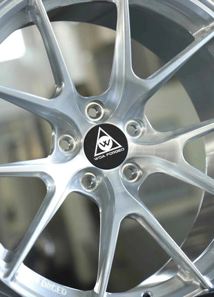 Cerchi in Lega Forgiati WOA VS-5RS Cromati Lucidi 5x112 5x120 6x139.7 5x114.3 da 17 18 19 20 Pollici per Apex Arc 8 Ml-10rt Vs-5rs
