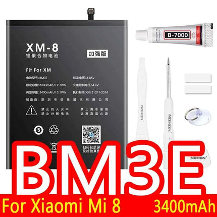 NOHON BM53 BM3L BM4E BM47 Battery For Xiaomi Mi 10T Pro Lite 9T 11T 8 9 10 10S 11 12 12X Max3 Mix 4 2 2S POCO F1 F2 Pro F3 M3 A3