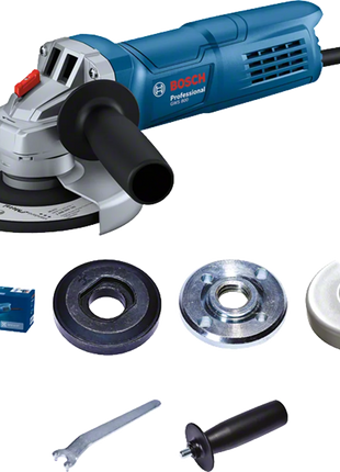 Bosch Professional: GWS 800 angle grinder with a back switch for cutting, grinding, and chasing concrete brick masonry stone
