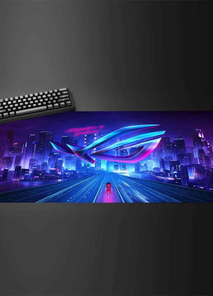 Asus Rog Mause Pad Anime Mouse Mats Gaming Computer Desk Mat Mouse Carpet Pc Accessories Gamer Mouse Pad Speed Rubber Mat