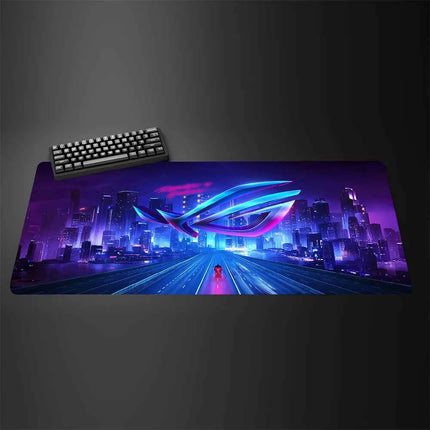 Asus Rog Mause Pad Anime Mouse Mats Gaming Computer Desk Mat Mouse Carpet Pc Accessories Gamer Mouse Pad Speed Rubber Mat