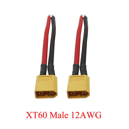 XT30 XTR30U XT60 XT60H XT90 Connettore maschio e femmina con cavo in silicone 10AWG/12AWG/16AWG/18AWG 100mm per cavo batteria RC