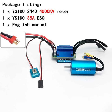 2435/2440/2838/2847 Brushless Motor 35A/45A ESC Combo for Wltoys 124016 Remo Hobby XLH Timaya Redcat 1/12 1/14 1/16 RC Boat Car