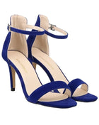 New Sexy Women's 9cm High Heel Shoes, Summer Ankle Strap Sandals, Red Party and Wedding Shoes