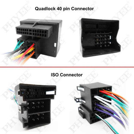Cablaggio CAN Bus con telaio pannello sistema Android da 9 pollici per guida a sinistra Seat Leon 1P 2005 - 2012, adattatore cavo a 16 pin
