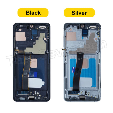 AMOLED Per Samsung Galaxy S20Ultra G988 G988U G988B/DS Display LCD Touch Screen Digitizer con Cornice Per Samsumg S20 Ultra LCD