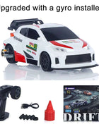 Gifts 1/43 RC Drift Car with Gyro Upgraded Ver 2.4G Remote Control Mini Drift Race Car 4WD Radio Control RC Toys Traffic Cones