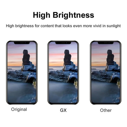 Display OLED GX di alta qualità con True Tone e 3D Touch per iPhone X, XS Max, 11, 12, 13, 14, 15, 16 Pro Max - Sostituzione schermo LCD