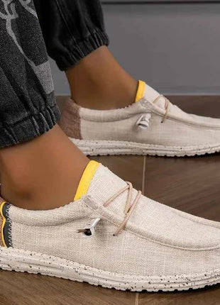 Scarpe da uomo Mocassini in tela Scarpe casual da uomo comode e traspiranti Scarpe da guida Scarpe vulcanizzate Scarpe basse Scarpe da passeggio da uomo