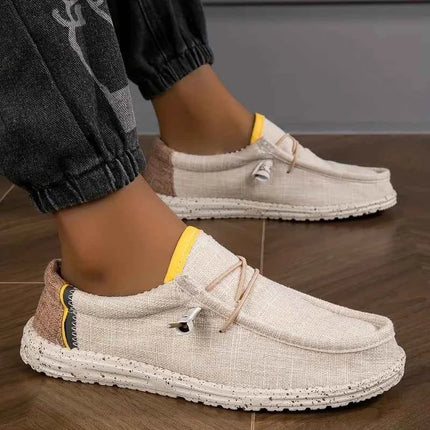 Scarpe da uomo Mocassini in tela Scarpe casual da uomo comode e traspiranti Scarpe da guida Scarpe vulcanizzate Scarpe basse Scarpe da passeggio da uomo