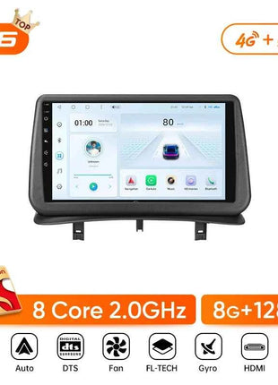 Ainavi Car Radio For Renault Clio 3 2005-2014 Wireless CarPlay Android Auto 4G Multimedia Player GPS 2 din Autoradio BT