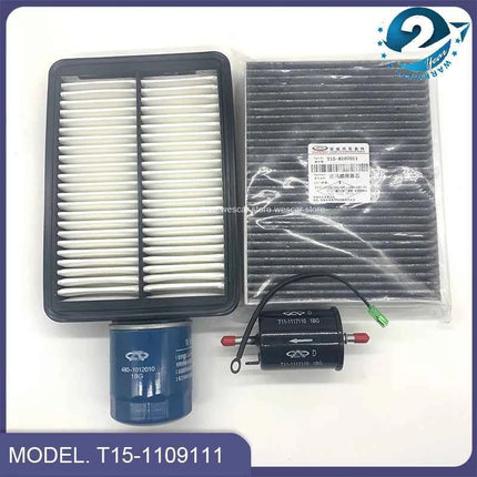 Car Air Filter&Oil Filter&Carbin Filter&Fuel Filter For Chery Tiggo 4/5x 1.5T 2.0L Tiggo 7/8 1.5T 2.0L T15-1109111 T15-8107011