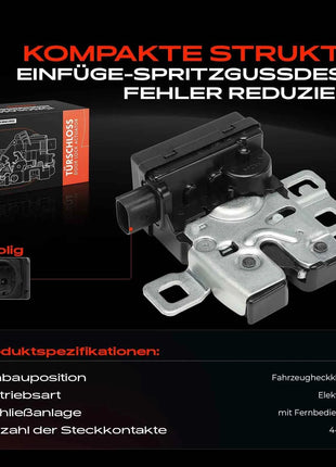 Frankberg 1x Serratura Portellone Posteriore per MINI R50 R53 R56 Cooper Works 2001-2015 51242754528