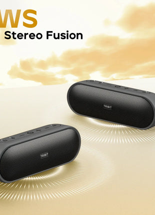 Altoparlante Bluetooth portatile TRIBIT XSound Plus 2, potenza 30 W, altoparlante wireless impermeabile IPX7 24 ore di riproduzione per campeggio, escursionismo