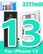 0 Cycle High Capacity Battery For iPhone 11 11Pro 12Pro 12 13 14 13Pro 14Pro Max Mini Phone Bateria + Free Tool Kit