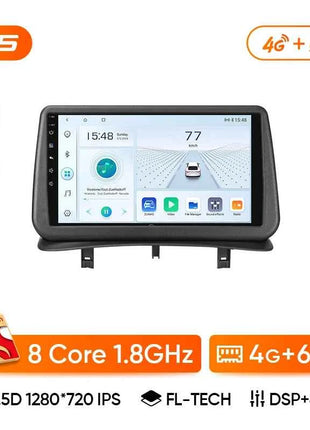 Ainavi Car Radio For Renault Clio 3 2005-2014 Wireless CarPlay Android Auto 4G Multimedia Player GPS 2 din Autoradio BT
