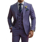 Abito Uomo 3 Pezzi Doppio Petto Slim Fit - Tuxedo Matrimonio e Gala