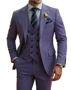 Abito Uomo 3 Pezzi Doppio Petto Slim Fit - Tuxedo Matrimonio e Gala