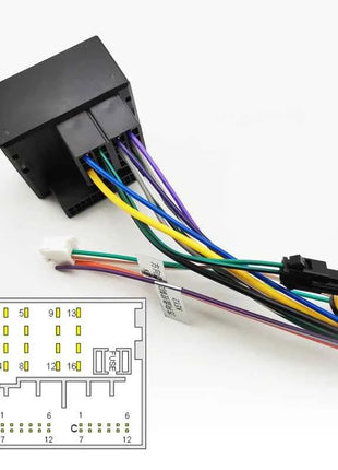 Decodificatore CAN Bus cablaggio, da 16 pin a Quadlock, per radio Android, per Mercedes Classe B W245 W246, Viano, Vito W639, W251