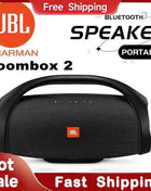 JBL Boombox 2 Portable Wireless Bluetooth Speaker Boombox Waterproof Loudspeaker Dynamics Music Subwoofer Outdoor Stereo