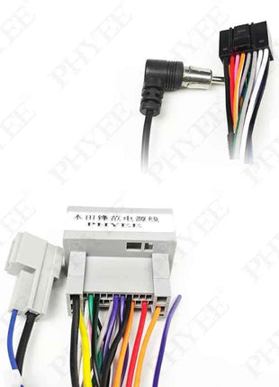 Cablaggio radio Spina da 16 pin a 24 pin Unità principale Adattatore cavo connettore audio per Honda CRV Accord Fit CRZ Pilot Insight