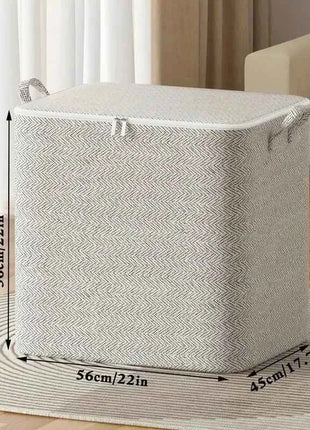 1pc Household Large Capacity Storage Bag Non-woven Material, Closet Wardrobe Organizer Can Be Used For Quilt Clothing, Toys