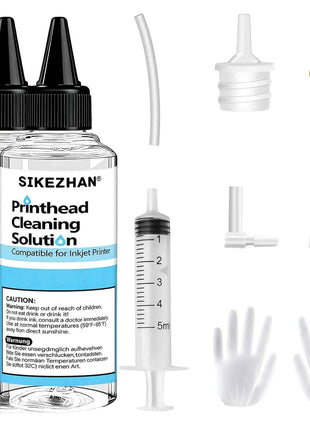 400mL Printhead Cleaning Kit for Epson HP Canon Brother, Universal Inkjet Printer Cleaner Solution, Liquid To Unclog Print Head