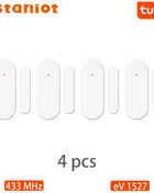 Staniot Tuya 433Mhz Home Alarm System Automatic Sensor Smart Wireless Door and Window Detectors Door opening/closing code