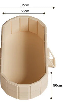 Portable Folding Bathtub for Adults, Hot and Cold Soaking Tub, Outdoor Ice Bath No Installation Required, Family Swimming Pools
