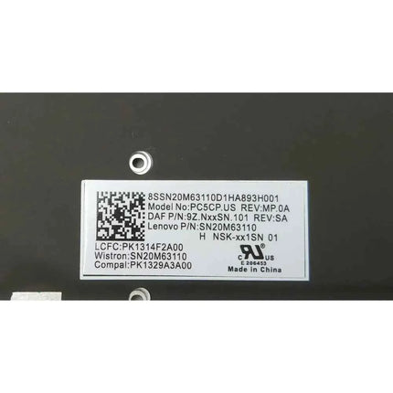 Laptop Keyboard for Lenovo Ideapad 330S-15ARR 330S-15AST 330S-15IKB 720S-15IKB V330-15IKB V330-15ISK US Backlit