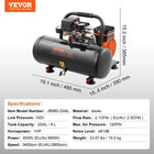 SucceBuy Air Compressor 750W/1450W/3000W Oil Free Air Compressor Quiet Portable Compressor Pump for Auto Repair Tire Inflation