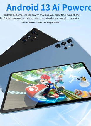 BDF-H39 Nuova versione aggiornata 5G Tablet Android 10.1 pollici Octa Core 6GB + 128GB Rom 4G Dual SIM Dual WiFi Tablet educativo 6000mAh