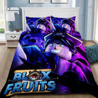 B-Blox F-Fruits Game Bedding Set 3D Cartoon Duvet Cover Set Soft Skin-Friendly Single Double King Size For Kids Birthday Gift