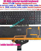 98% New US RGB colorful Backlit keyboard for HP Omen 17-CB  17-CB***** 17-CB1080NR 17-CB1070NR 17-CB0020NR laptop