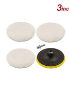 Tampone per lucidatura universale per auto da 3/4 pollici per M10/M14 Lucidatrice per ceretta per macchina in lana morbida Dischi per lucidatura per carrozzeria auto Accessori per la pulizia