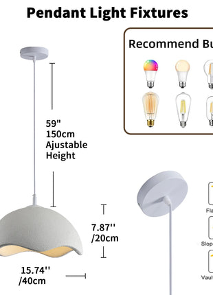 Lampadario Giapponese Wabi Sabi a Nido d'Uccello, Decorazione per Casa, Lampada a Sospensione per Sala da Pranzo, Bar, Caffè, Camera da Letto, Lampada Sospesa per Bambini