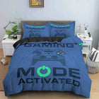 Gamepad Polyester Duvet Cover Set Colourful Button King Play Gamer Bedding Set Kids Teens Man Video Game for Child