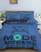 Gamepad Polyester Duvet Cover Set Colourful Button King Play Gamer Bedding Set Kids Teens Man Video Game for Child
